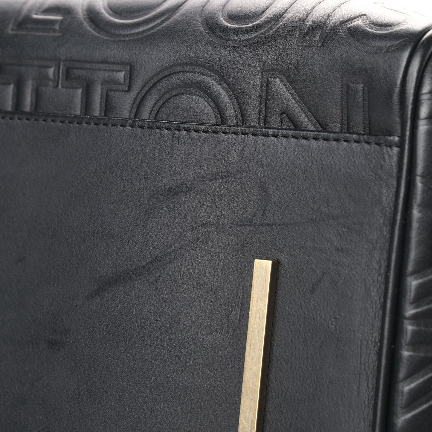 Calfskin Embossed Speedy Cube 30 Black