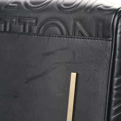 Louis Vuitton Calfskin Embossed Speedy Cube 30 Black 9 of 12
