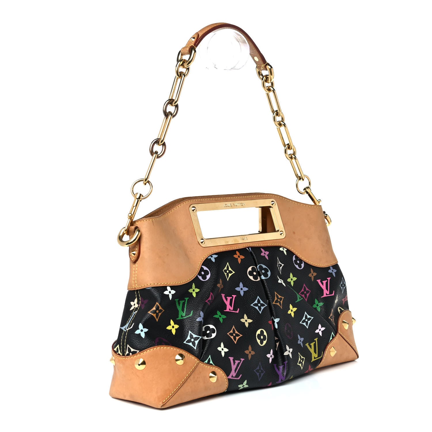 Louis Vuitton Monogram Multicolor Judy MM Black 3 of 14