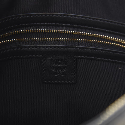 MCM Gradation Visetos Zip Pouch Black Gold 6 of 8