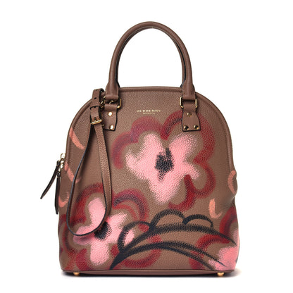 Burberry Prorsum Grainy Calfskin Hand Painted Bloomsbury Dark Sand 1 of 5