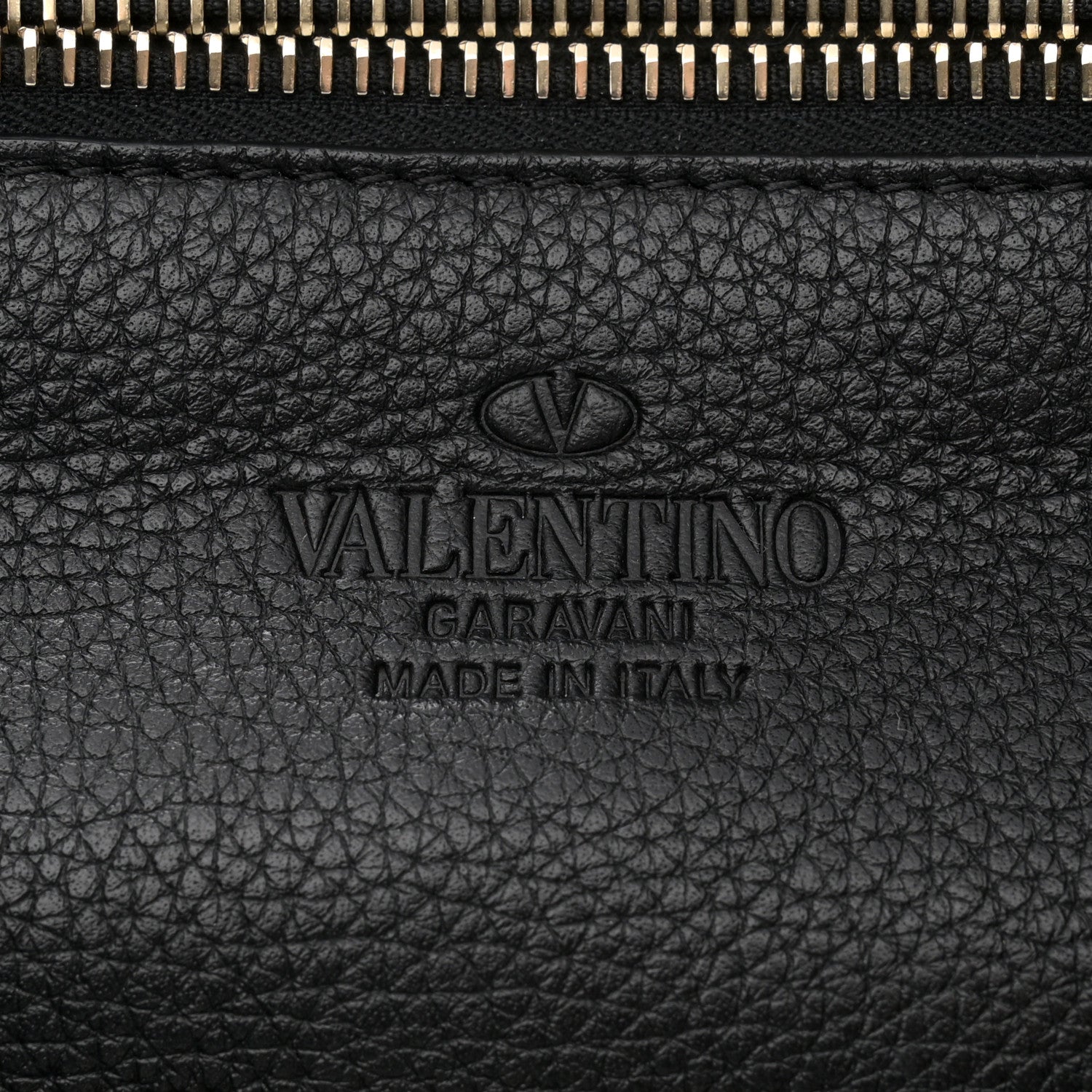 Valentino Garavani Grained Calfskin Small Rockstud Tote Black 6 of 9