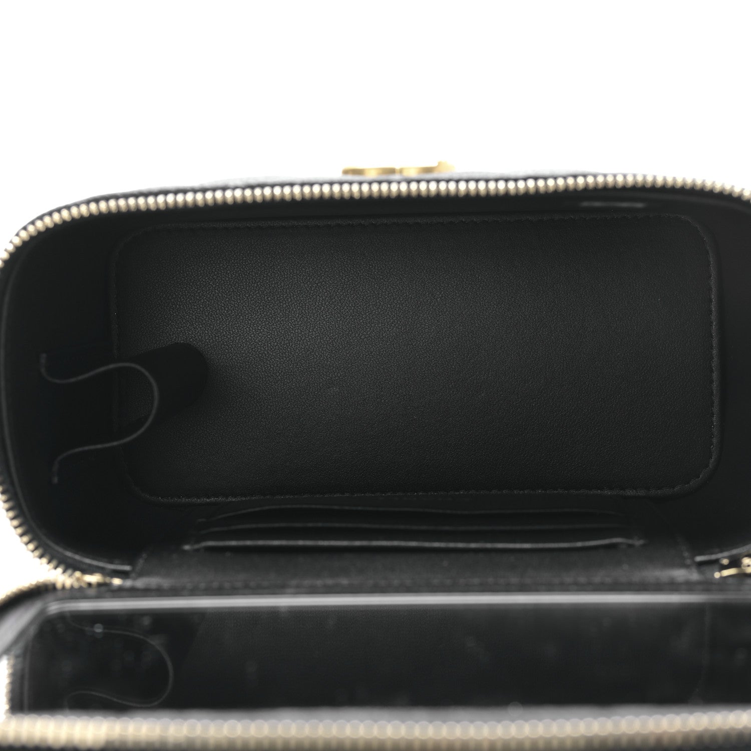 Chanel Caviar Quilted Sweetheart Vanity Case Black 4 of 8