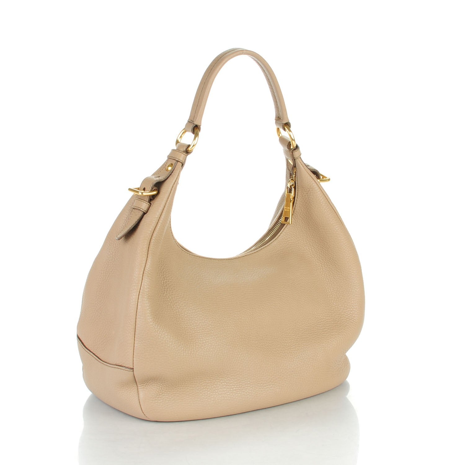 Prada Vitello Daino Hobo Visone 3 of 8