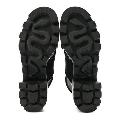 Gucci Monogram Granada Kid Trip 40/72mm Lug Sole Sandals 38.5 Black 6 of 11