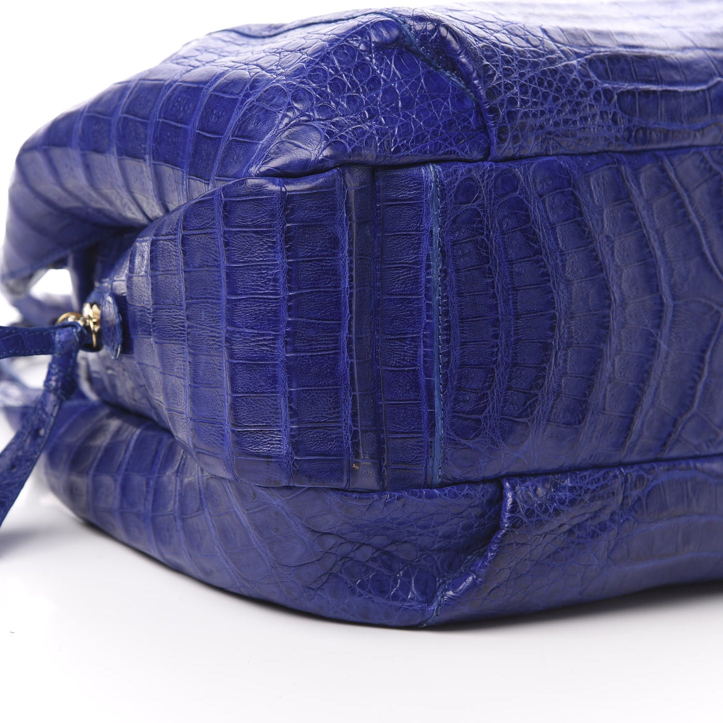 Crocodile Hobo Blue