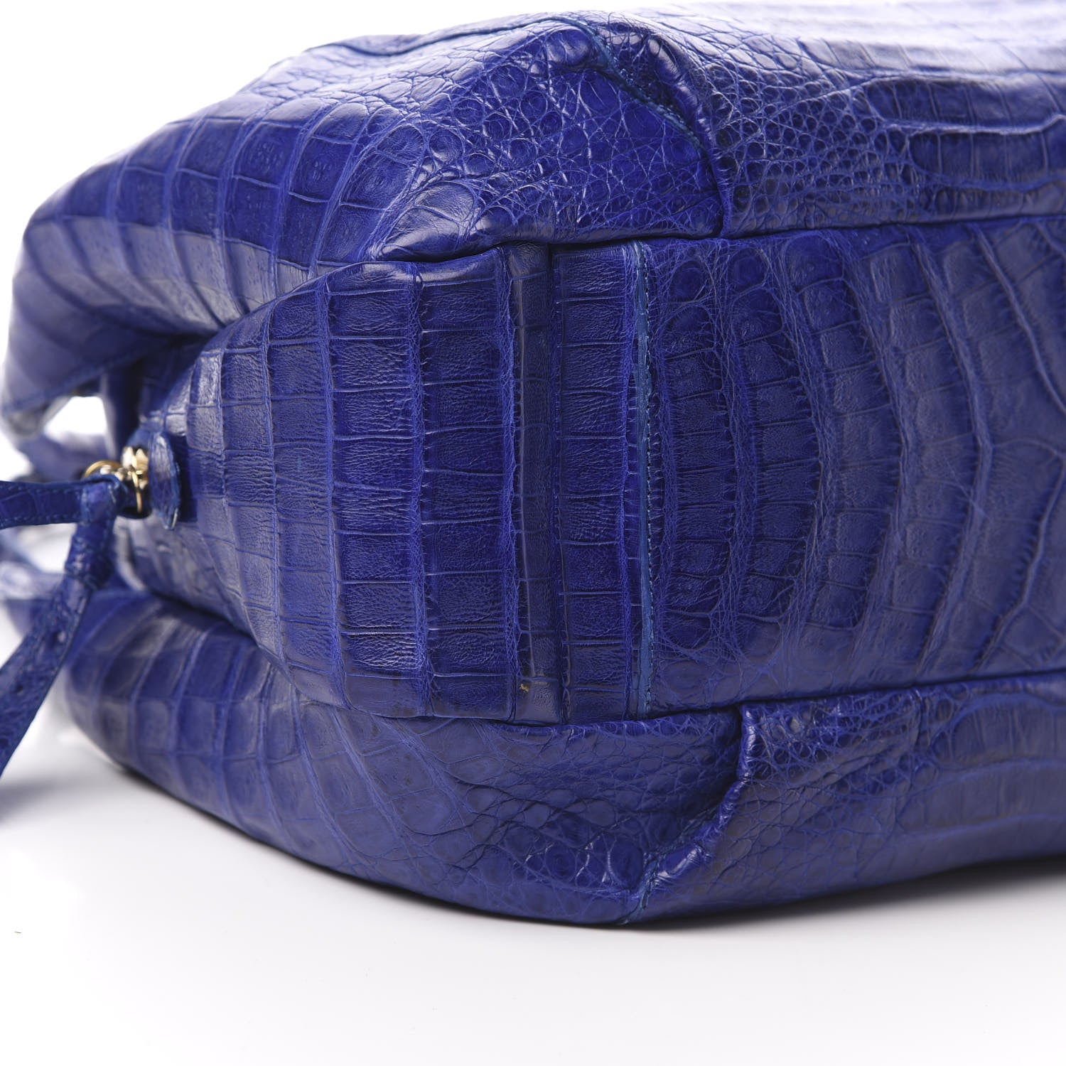 Nancy Gonzalez Crocodile Hobo Blue 9 of 15