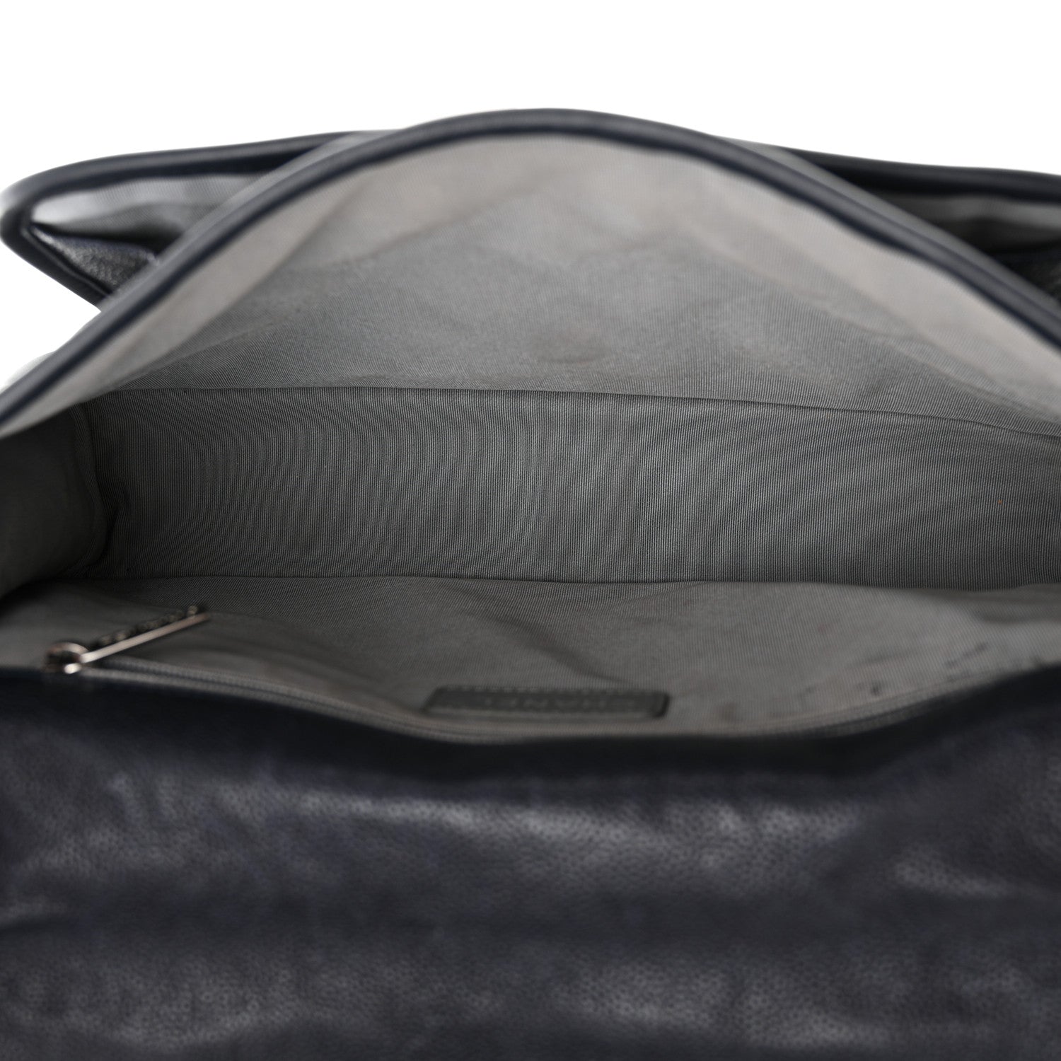 Chanel Caviar Quilted Large French Riviera Flap Navy Blue 5 of 16