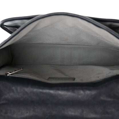 Chanel Caviar Quilted Large French Riviera Flap Navy Blue 5 of 16