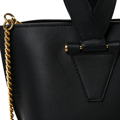 Versace Vitello Mini Virtus Bucket Bag Black 12 of 19