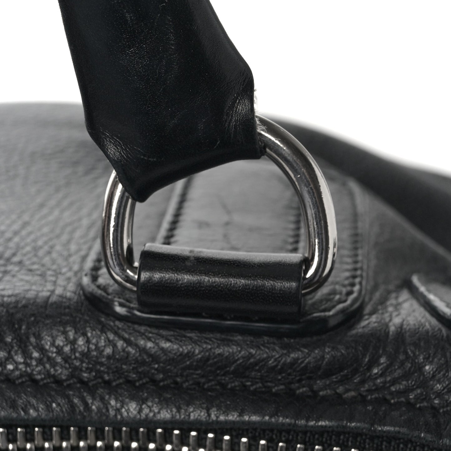 Calfskin Studded Small Pandora Black