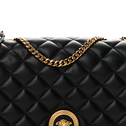 Versace Nappa Quilted La Medusa Chain Crossbody Black 8 of 12
