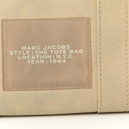 Marc Jacobs Cotton Canvas Medium The Traveler Tote Bag Beige 14 of 15