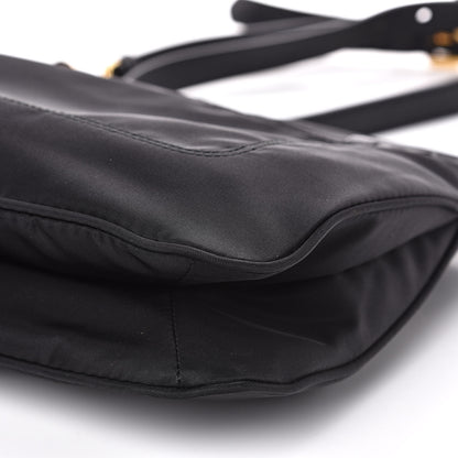 Prada Nylon Flat Messenger Bag Black 9 of 9