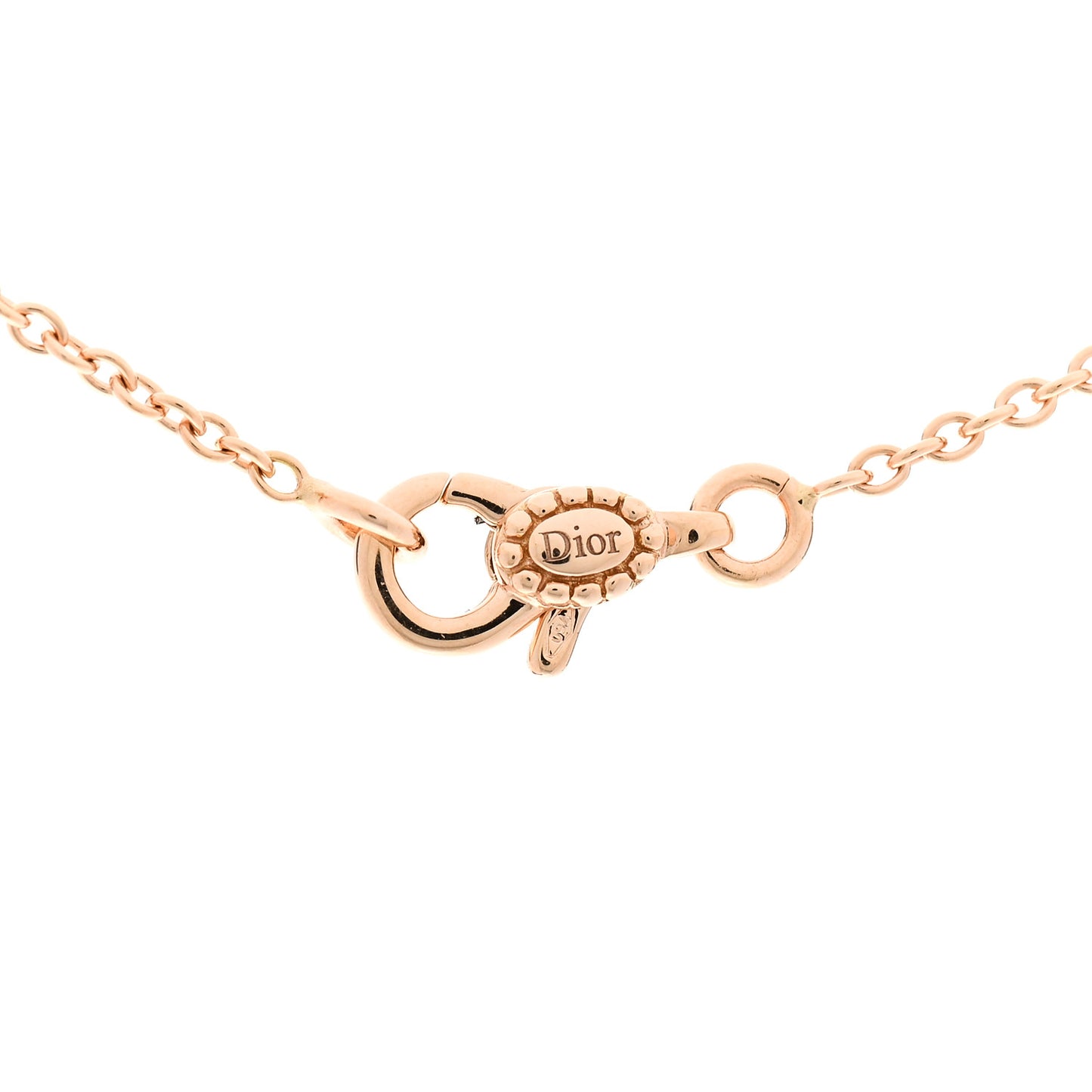 18K Rose Gold Diamond Pink Opal Rose Des Vents Necklace