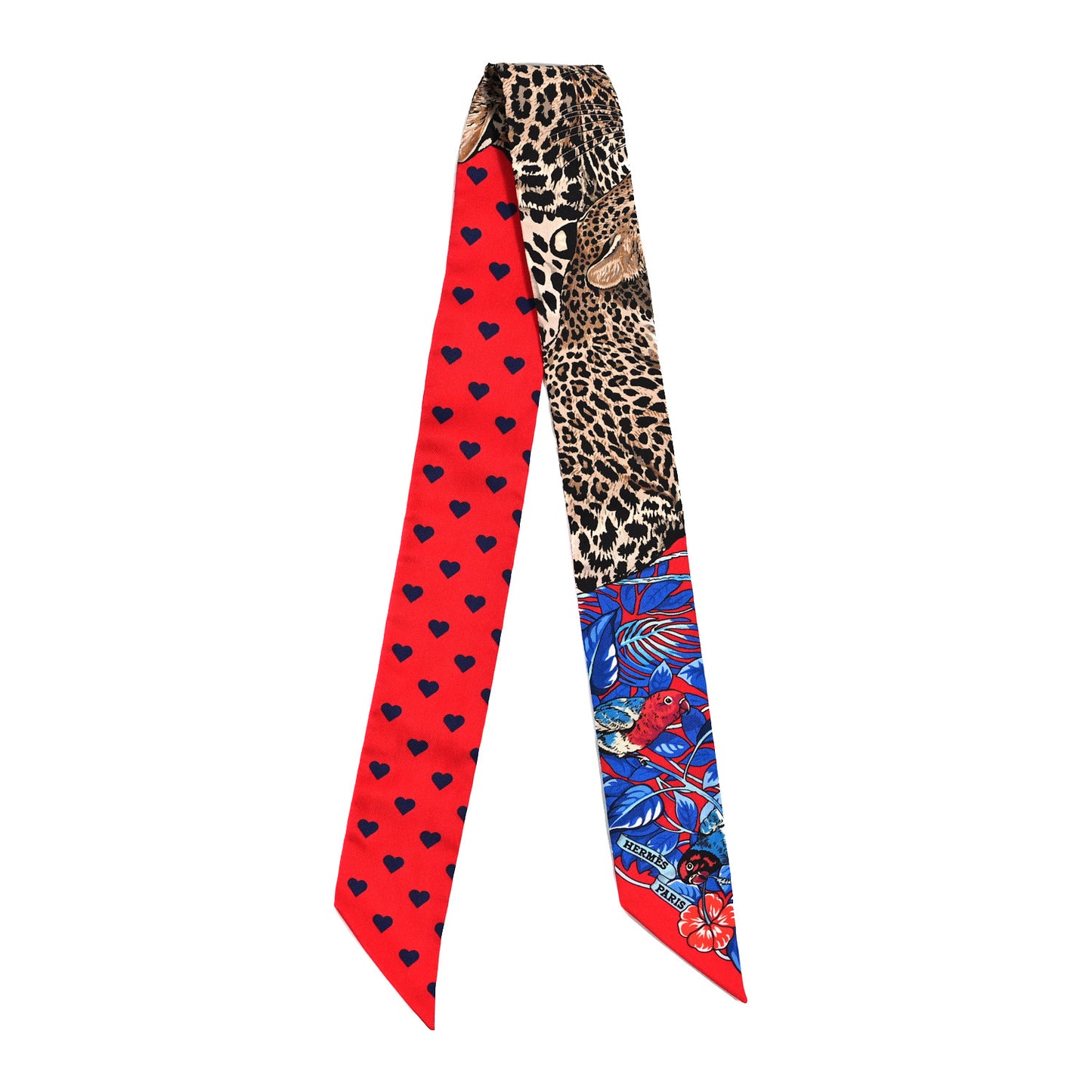 Silk Jungle Love Love Twilly Rouge Marine Fauve