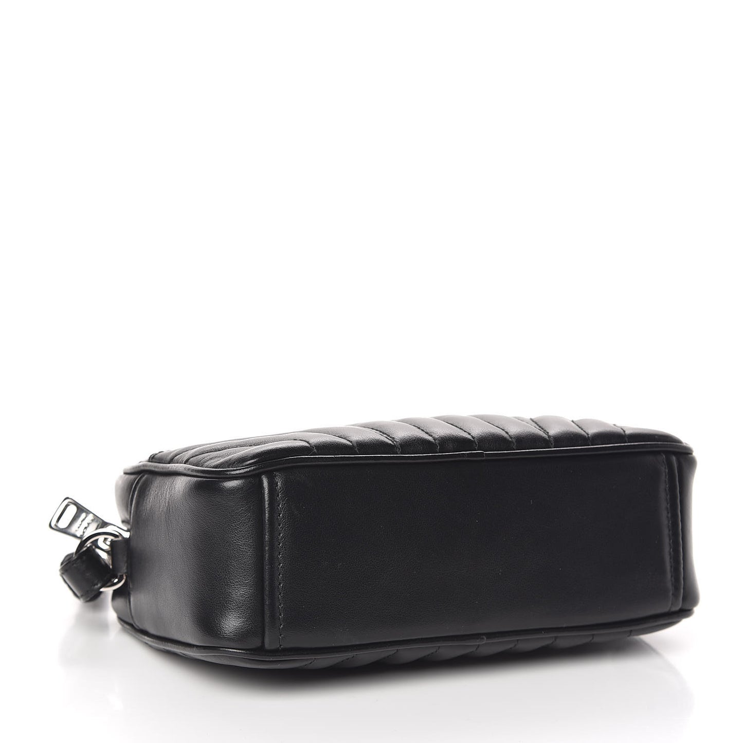 Soft Calfskin Diagramme Crossbody Bag Black