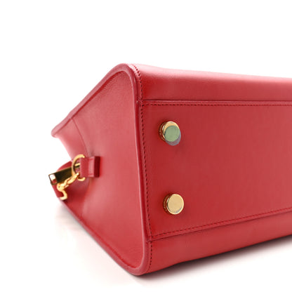 Saint Laurent Calfskin Baby Monogram Cabas Red 8 of 9
