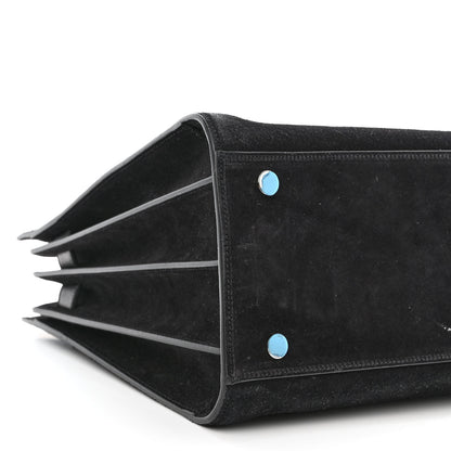 Saint Laurent Suede Calfskin Small Sac De Jour Black 9 of 10