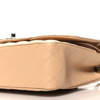 Chanel Lambskin Quilted Medium Double Flap Beige 10 of 10