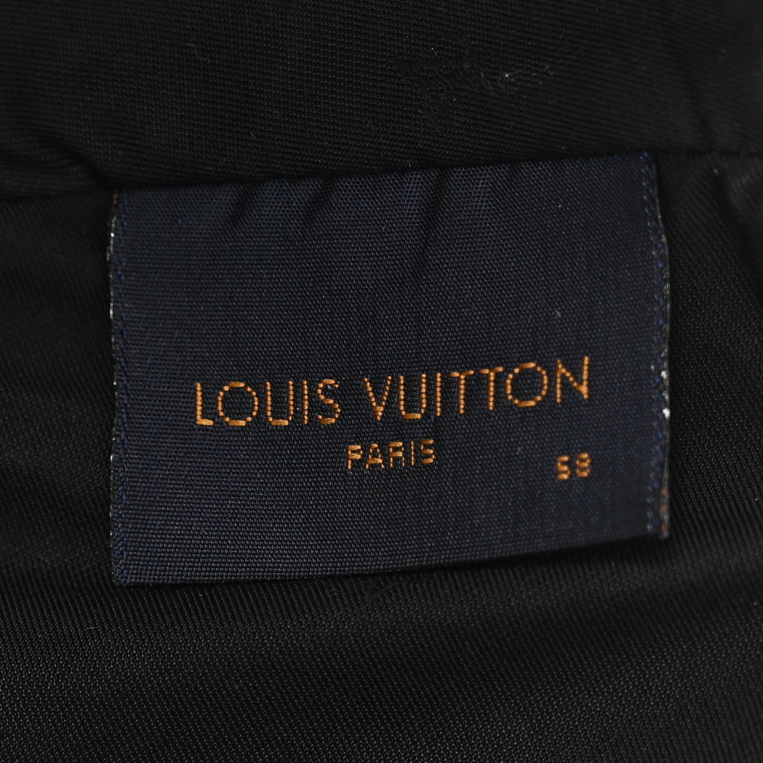 Louis Vuitton Calfskin Monogram Shadow Baseball Cap 58 Black 8 of 10
