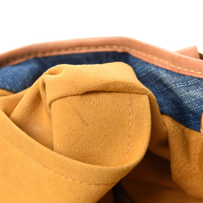 Louis Vuitton Monogram Denim Pleaty Blue 9 of 10