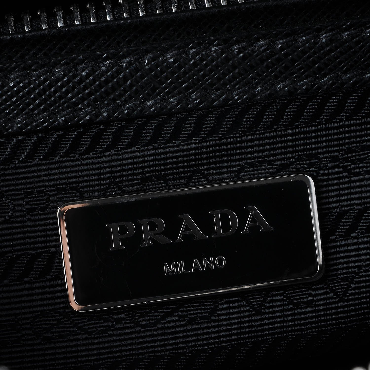 Prada Saffiano Lux Bowler Black 7 of 9
