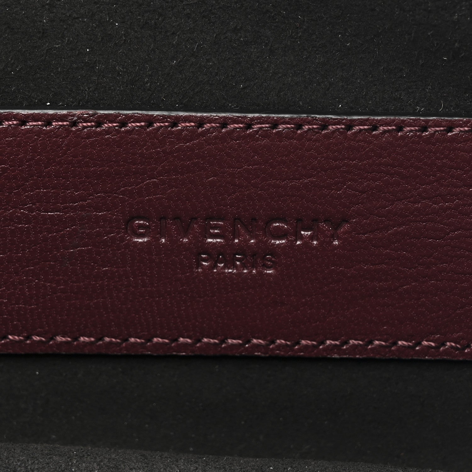 Givenchy Goatskin Suede Cross 3 Crossbody Bag Aubergine Grey 6 of 11