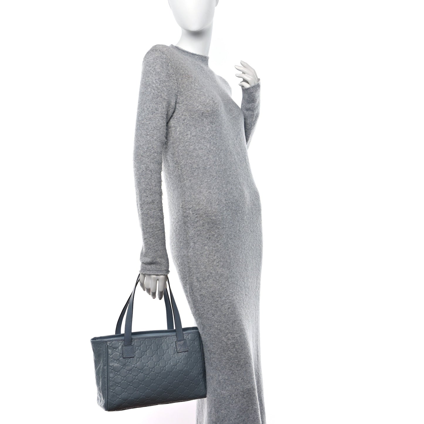 Guccissima Small Tote Bag Light Blue