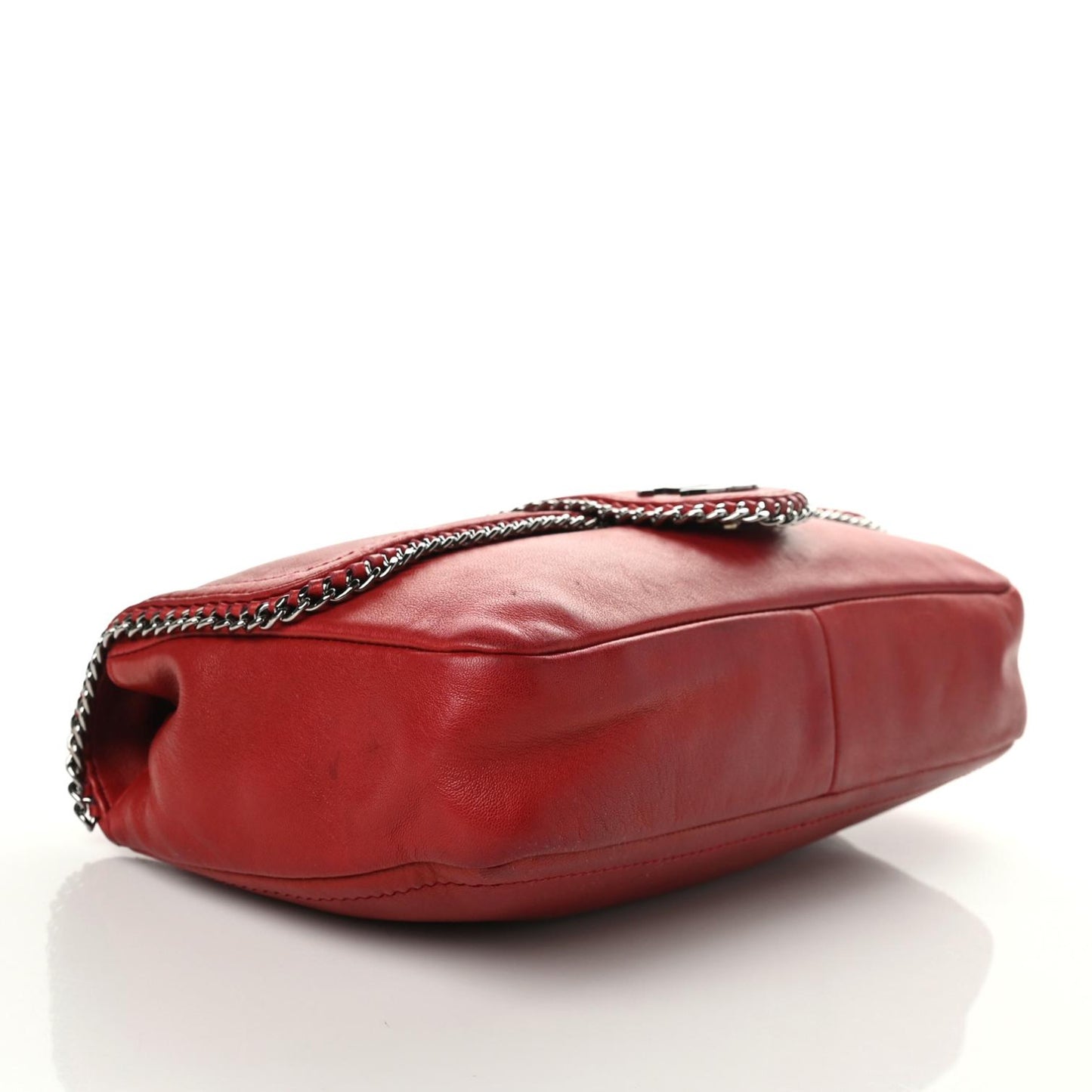 Lambskin Medium Madison Flap Red