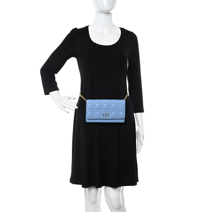 Christian Dior Supple Calfskin Caro Belt Bag Cloud Blue 2 of 11