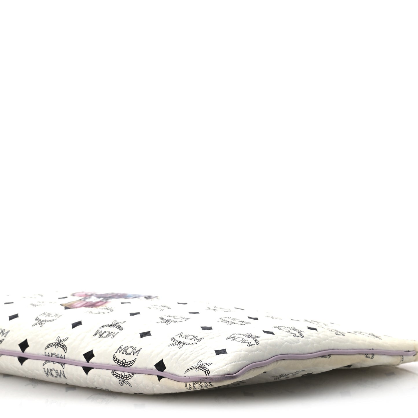 Visetos Medium Punk Rabbit Crossbody Pouch White