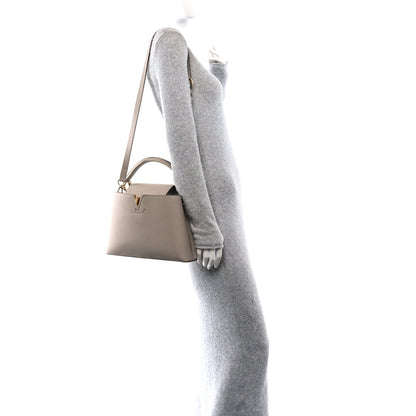 Louis Vuitton Taurillon Capucines MM Galet 2 of 10