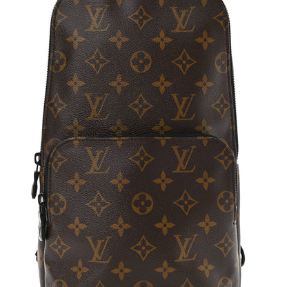 Louis Vuitton Monogram Macassar Avenue Sling Bag 8 of 10