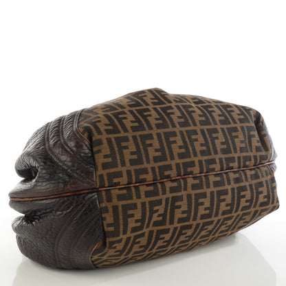 Fendi Zucca Nappa Nuvolata Vitello Tortuga Spy Tobacco Moro 4 of 8
