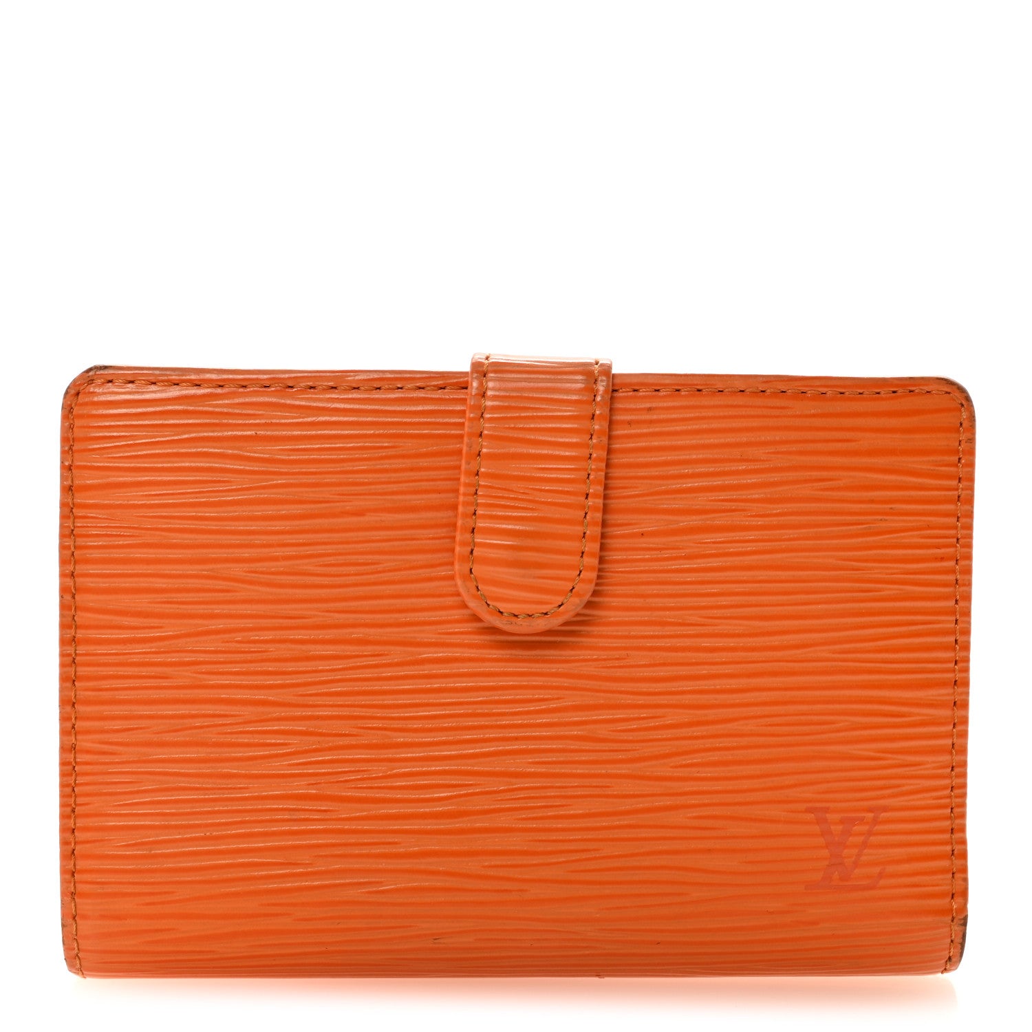 Louis Vuitton Epi French Purse Wallet Mandarin 1 of 9