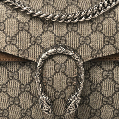 Gucci GG Supreme Monogram Small Dionysus Shoulder Bag Taupe 8 of 10
