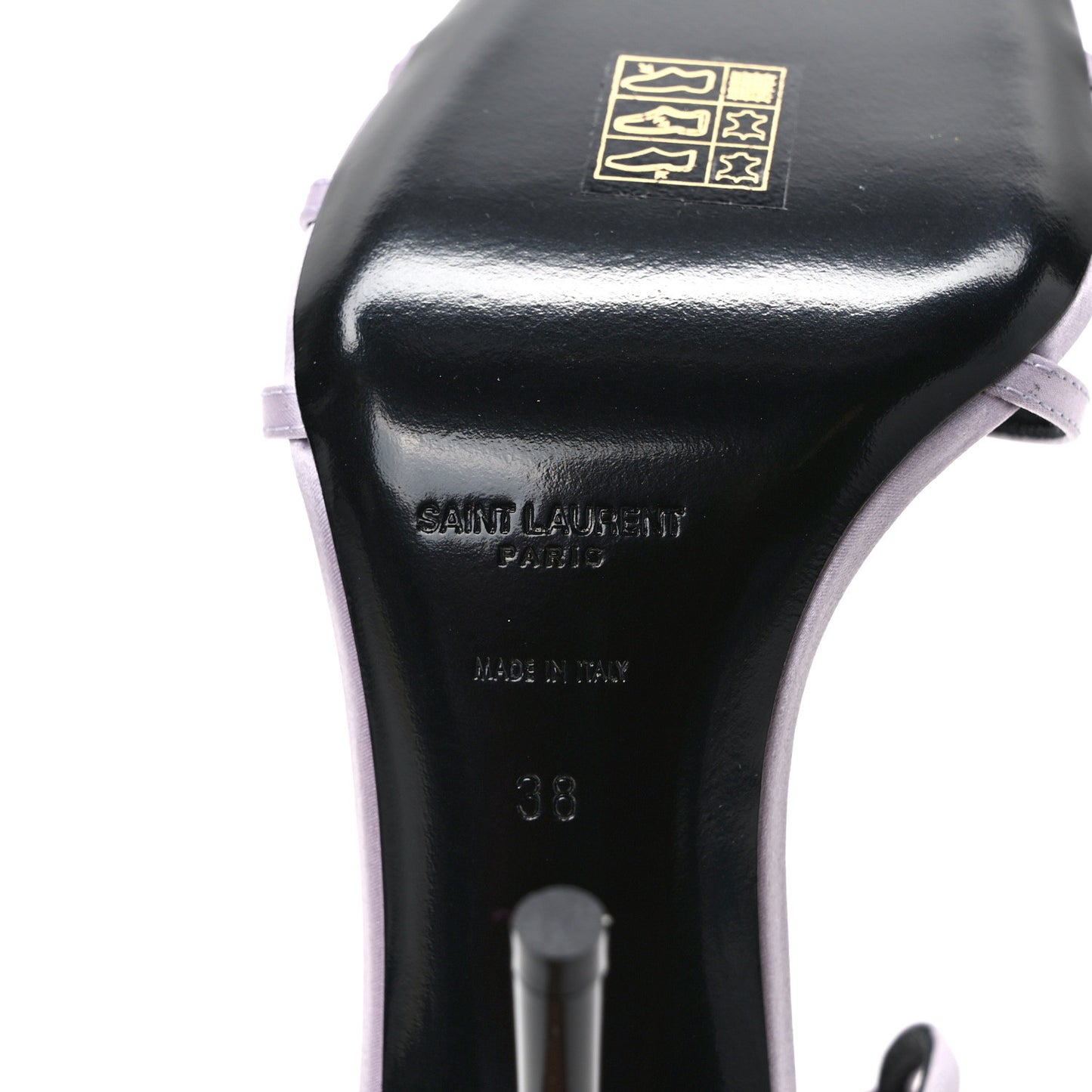 Crepe Satin Baliqua 105 Ankle Strap Sandals 38 Poly Grey