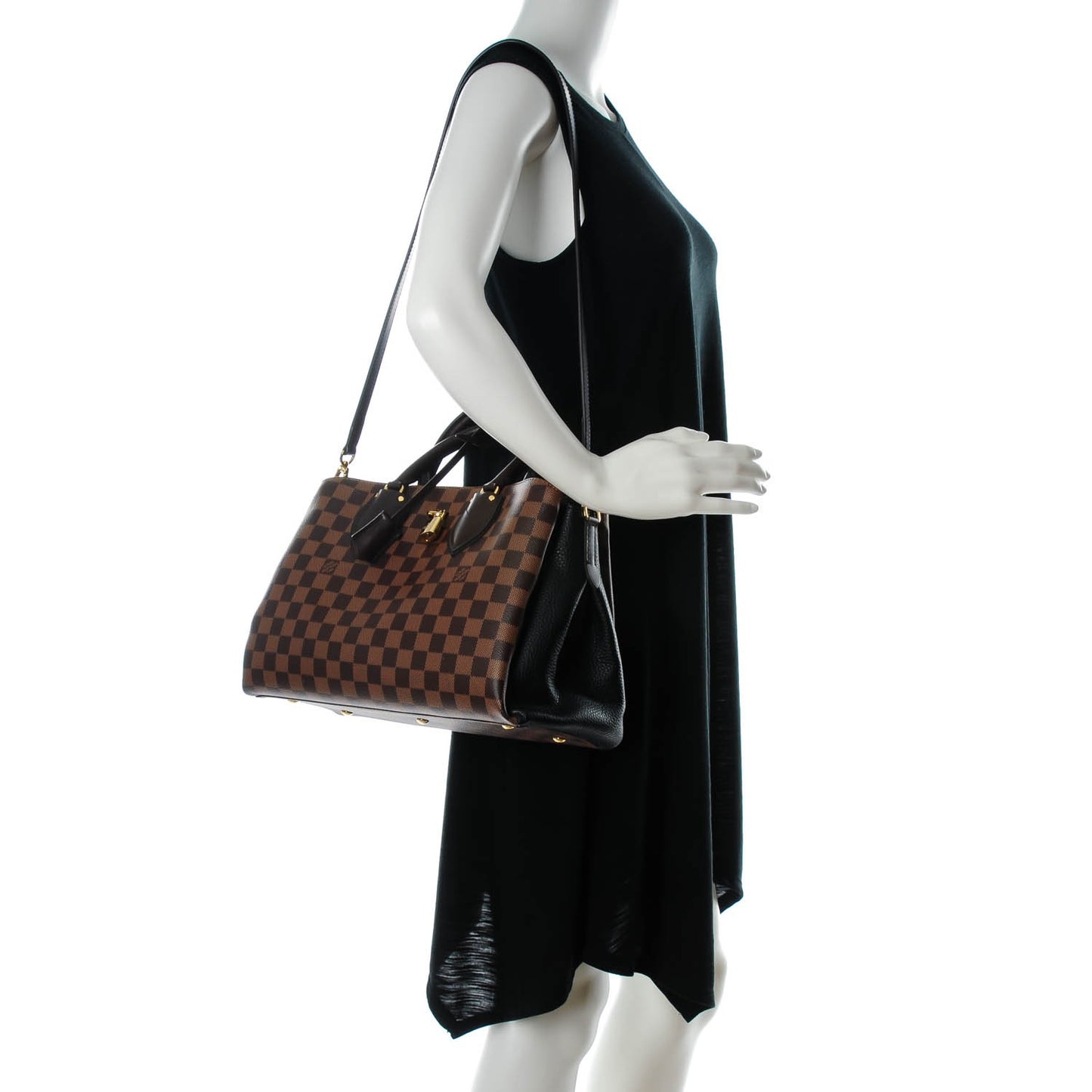 Cuir Taurillon Damier Ebene Normandy Black