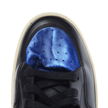 Saint Laurent Calfskin Court Classic SL/10H High Top Sneakers 44 Black Blue 13 of 14