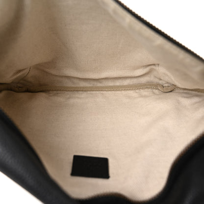 Gucci Grained Calfskin Logo Belt Bag Black 5 of 9