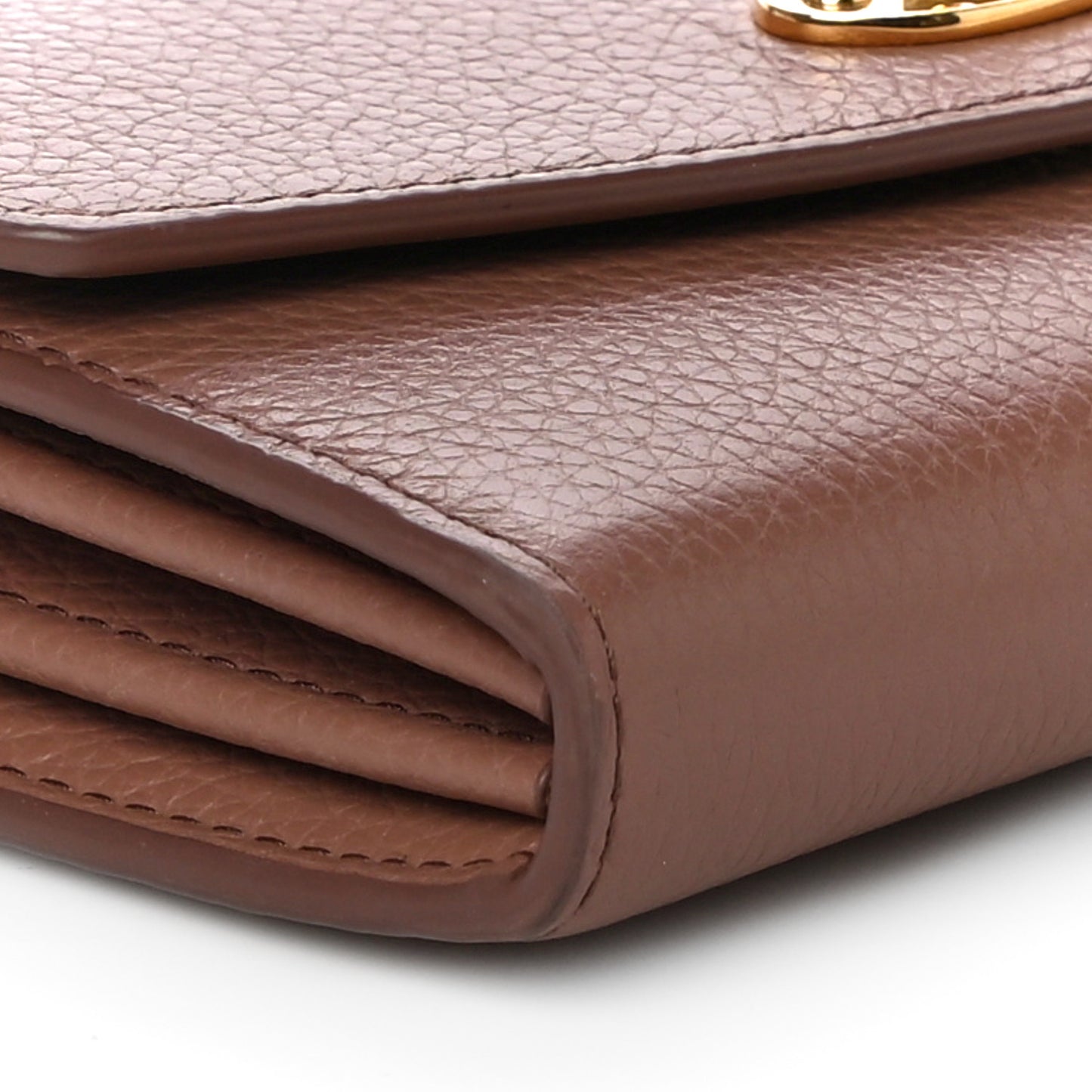 Classic Grain Medium Darley Wallet Dark Blush