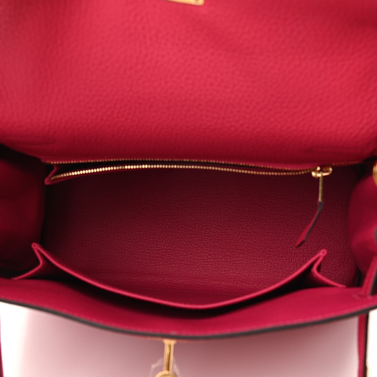 Hermes Togo Kelly Retourne 25 Framboise 5 of 11
