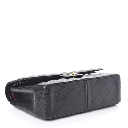 Chanel Caviar Quilted Jumbo Double Flap Black 4 of 10