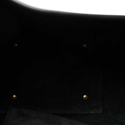 Saint Laurent Smooth Shiny Calfskin Monogram Le 37 Small Bucket Bag Black 5 of 9