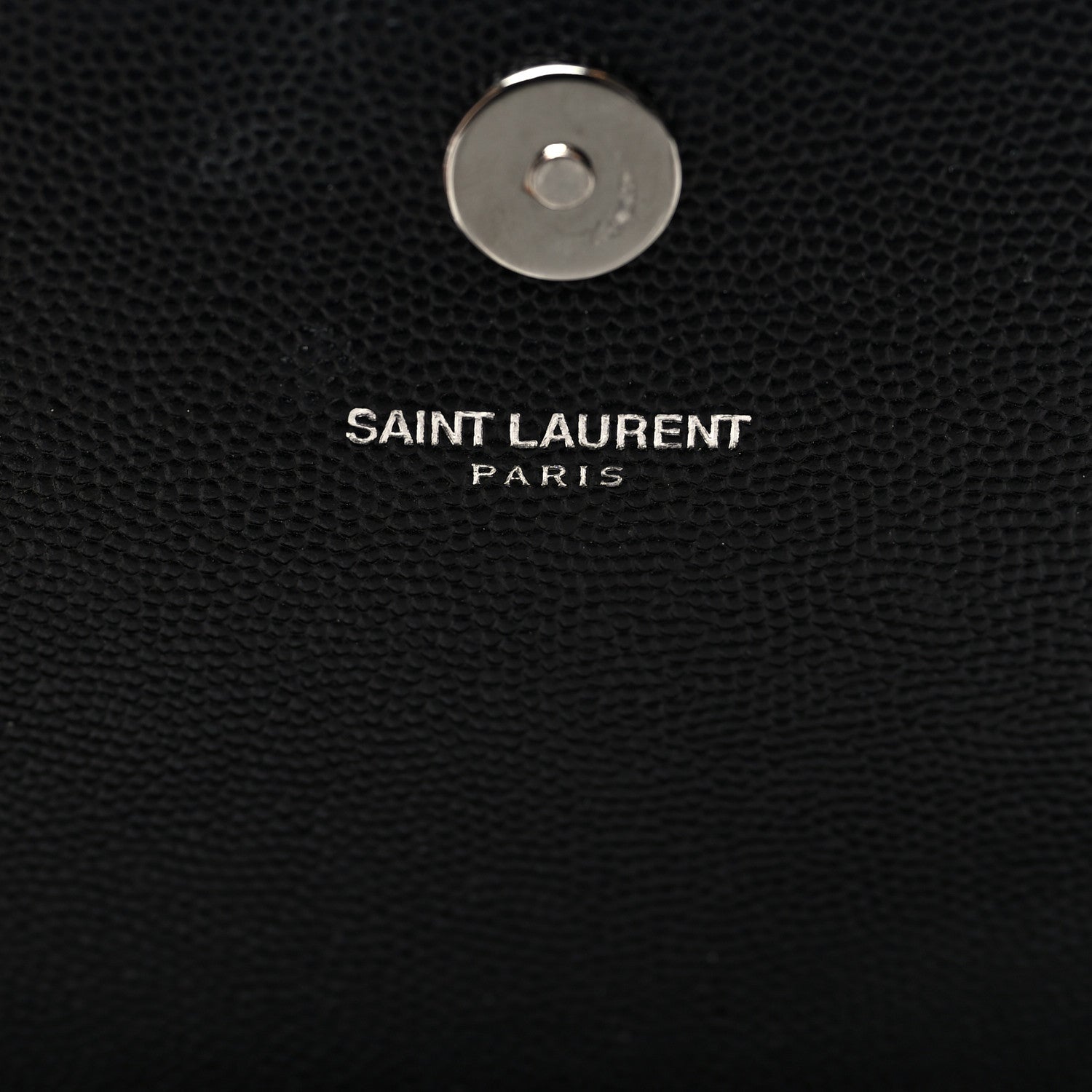 Saint Laurent Grain De Poudre Classic Monogram Kate Clutch Black 6 of 9