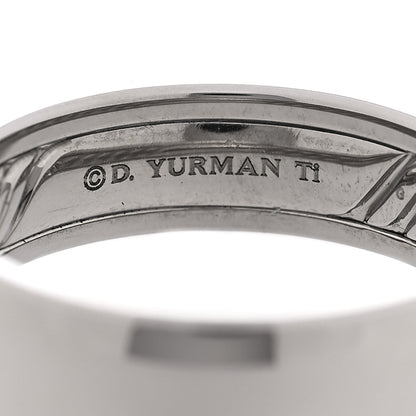 David Yurman Titanium 6mm Classic Band Ring 60 9 8 of 8