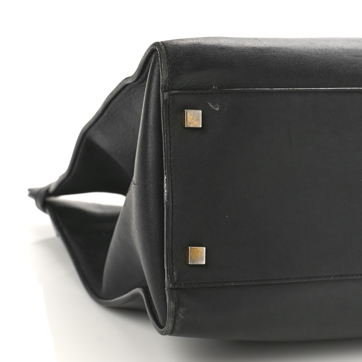 Saint Laurent Calfskin Large Manhattan Shopper Tote Black 7 of 14