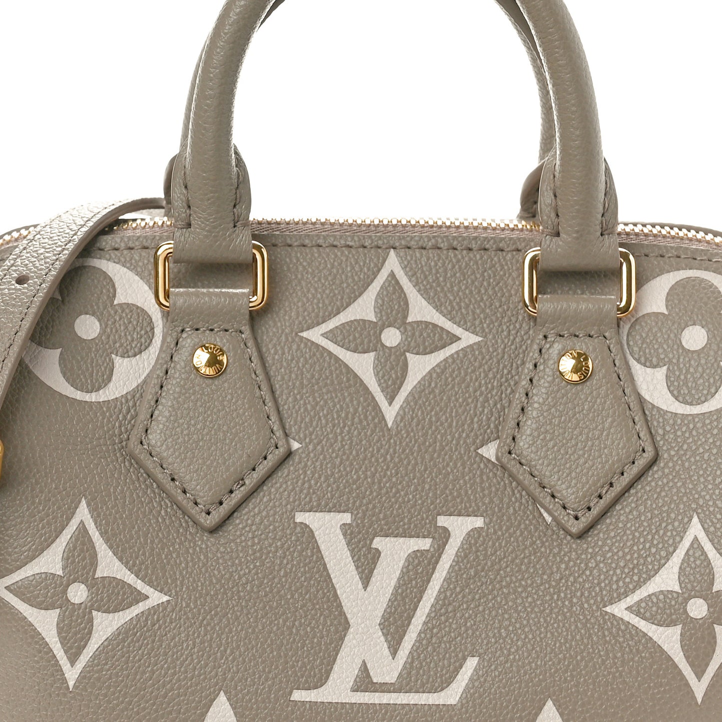 Empreinte Monogram Giant Speedy Bandouliere 20 Creme Beige