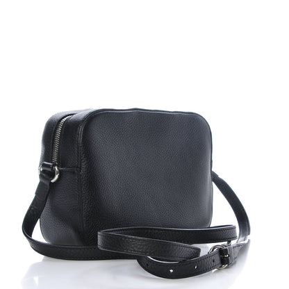 Gucci Pebbled Calfskin Studded Small Soho Disco Bag Black 3 of 7